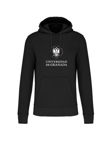 SUDADERA CAPUCHA ORGANICA LETRAS UGR