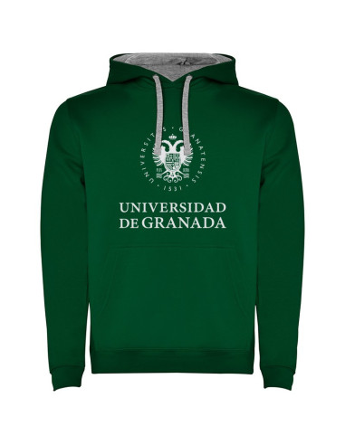 SUDADERA CAPUCHA ECO LETRAS UGR