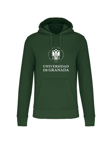 SUDADERA CAPUCHA ORGANICA LETRAS UGR