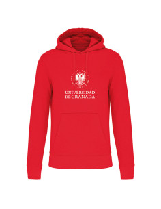 SUDADERA CAPUCHA ORGANICA LETRAS UGR