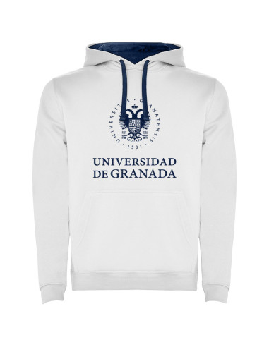 SUDADERA CAPUCHA ECO LETRAS UGR